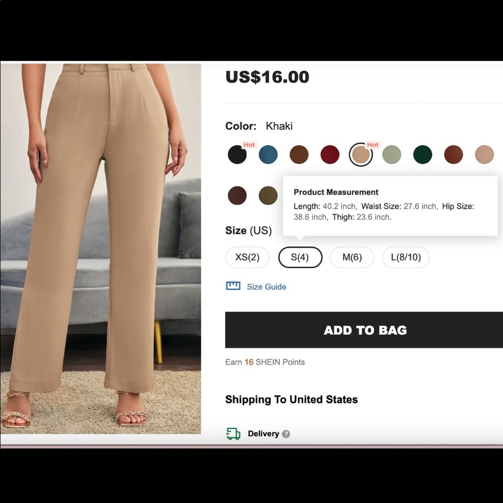 Dress pants